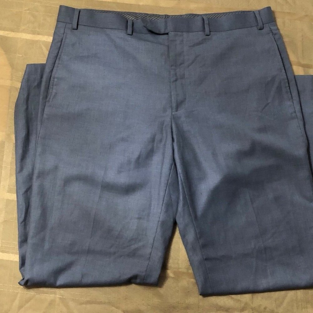 Ralph Lauren Mens Size 38 X 32 Grey Dress Pants